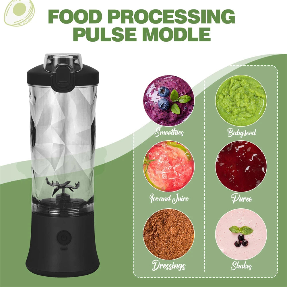 Electric Portable Blender (600ml)